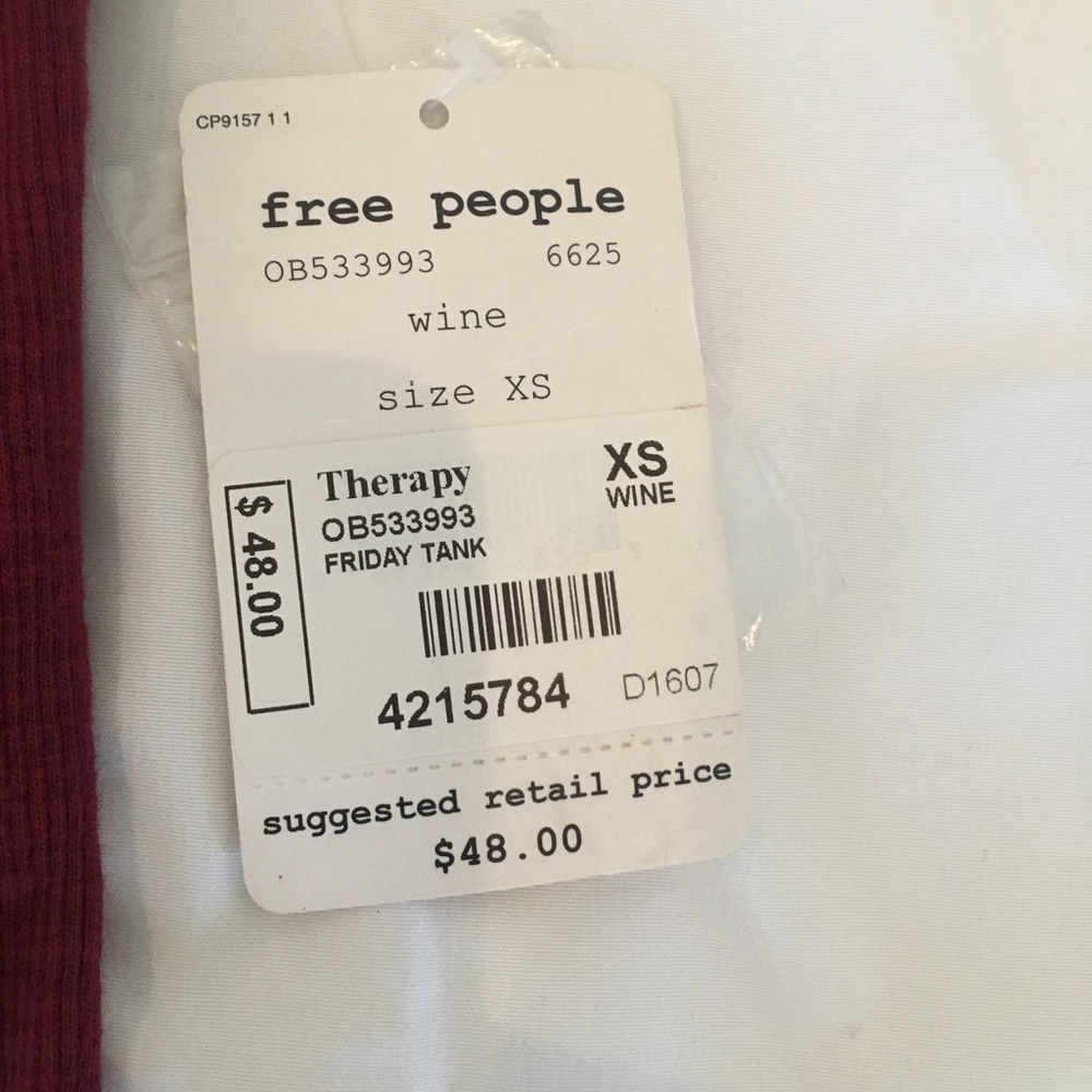 Free People Friday Simple Ribbed Tank - Picture 6 of 6